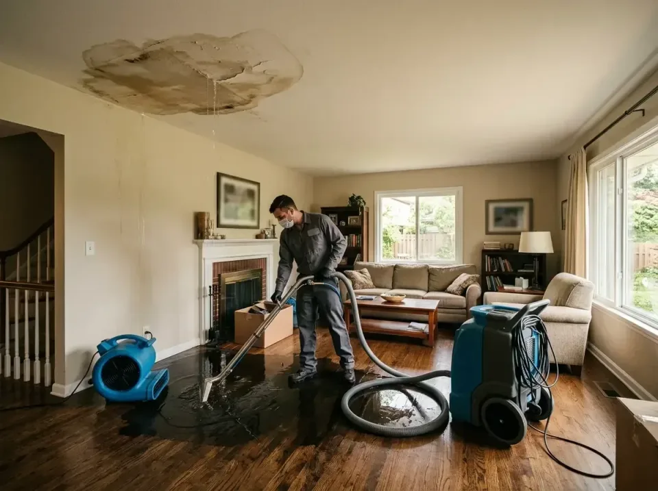 attic-pipe-burst-ceiling-drip-008 — frequently asked questions, Water Damage Restoration & Carpet Care in Kingston, PA